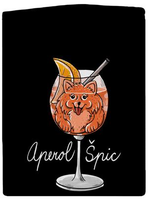 Aperol Špic dámská mikina na zip Black