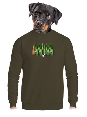 unisex mikina bez kapuce