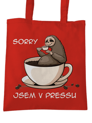 V pressu taška Bright Red