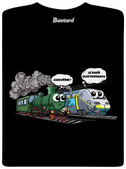 Zakouříme? pánské dlouhý rukáv Black
