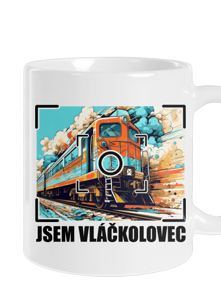 Jsem vláčkolovec klasický hrnek White