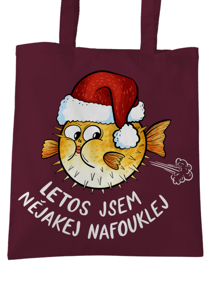 Jsem nafouklej taška Burgundy