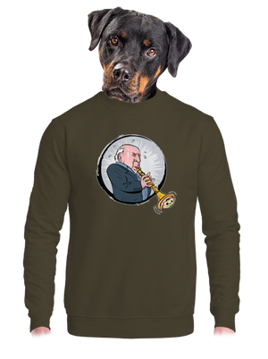 unisex mikina bez kapuce