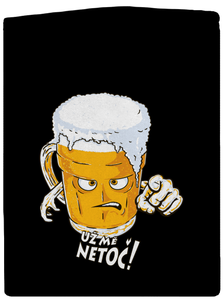 Netoč mě dámská mikina na zip Black