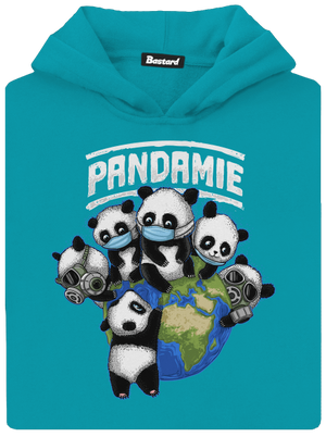 Pandamie dětská mikina klokanka Hawaiian Blue