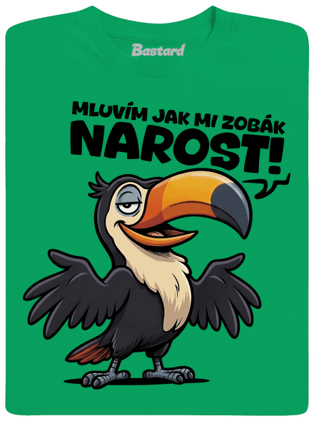 Jak mi zobák narost pánské tričko Kelly Green