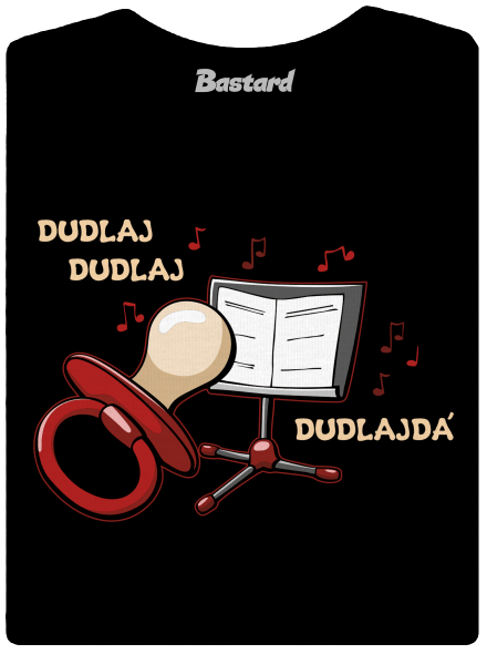 Dudlajdá dámské tričko premium Black