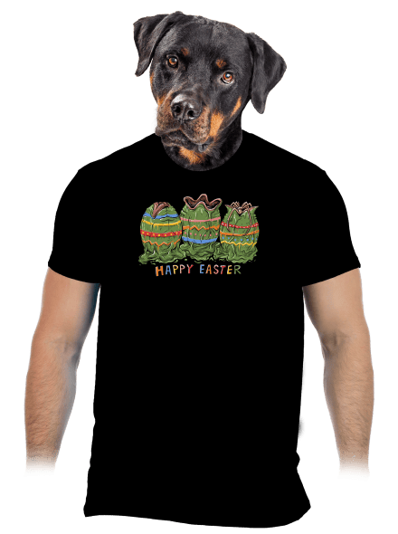 Happy Easter pánské tričko Black