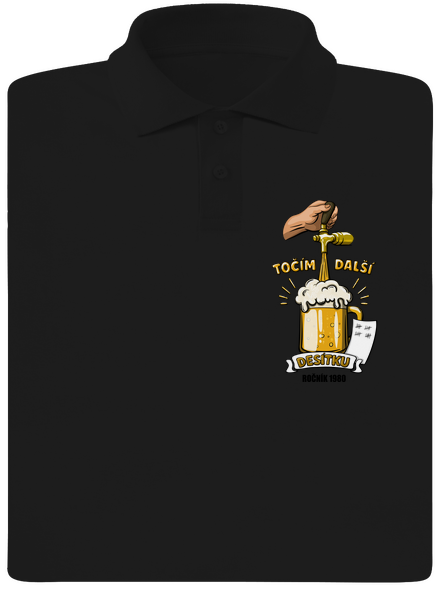 Točím další desítku pánská polokošile Black