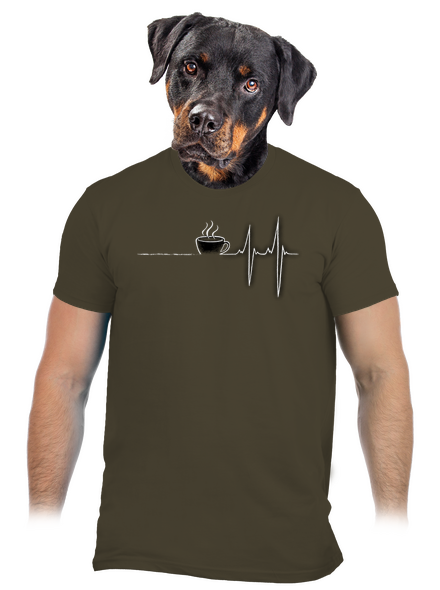 Coffee help pánské tričko Urban Khaki
