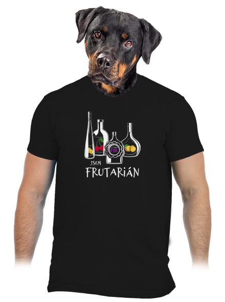 Frutarián pánské tričko Black