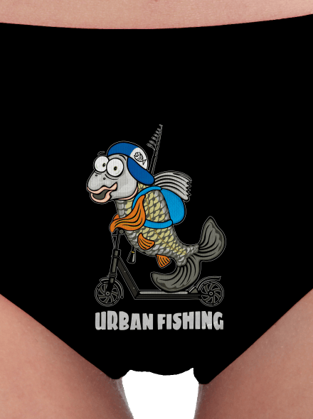 Urban fishing dámské kalhotky Black