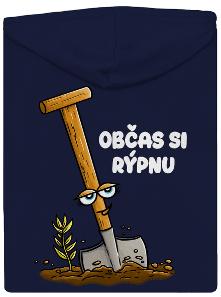 Občas si rýpnu pánská mikina na zip Navy