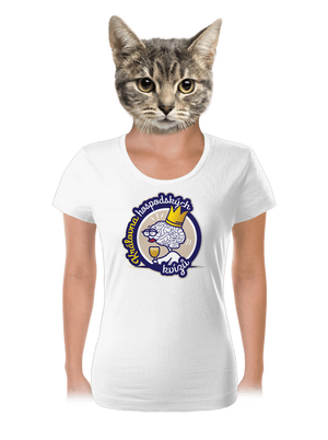 Král a královna kvízů dámské tričko White