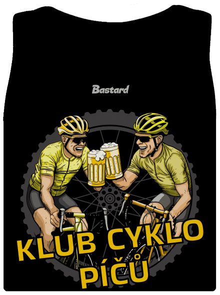 Klub cyklo píčů dámské tílko klasické Black