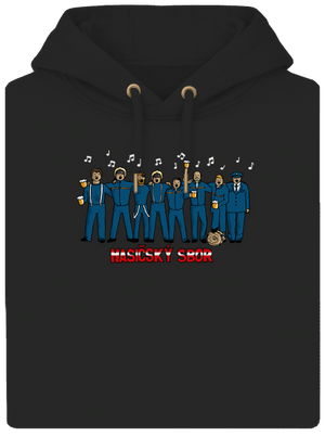 Hasičský sbor unisex mikina premium Dark Black