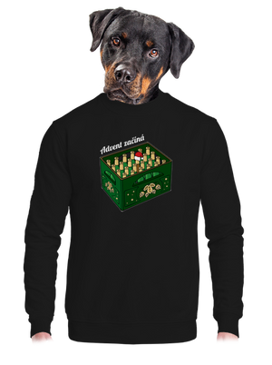 unisex mikina bez kapuce