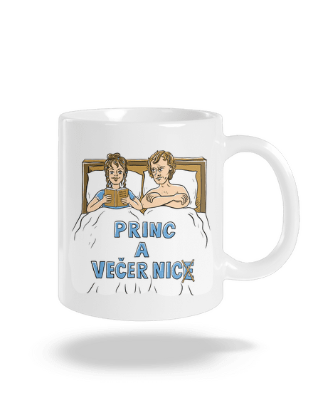 Princ a Večer nic klasický hrnek White