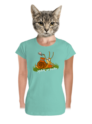 Makám na baráku dámské tričko premium Mint Mal