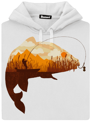 Kapitální úlovek dámská mikina klokanka White