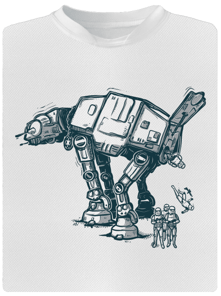 AT-AT dětské sportovní tričko White