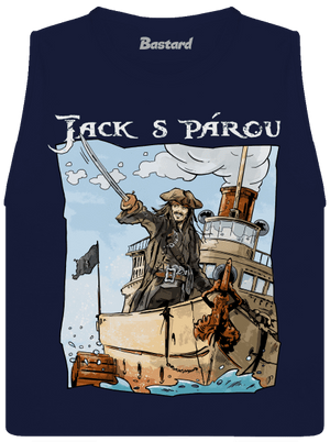Jack s párou dámské tílko volné Navy