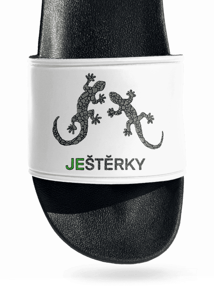 Ještěrky pantofle White