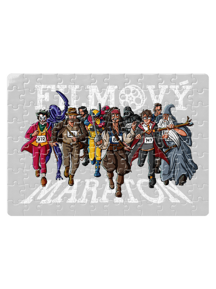Filmový maraton puzzle White