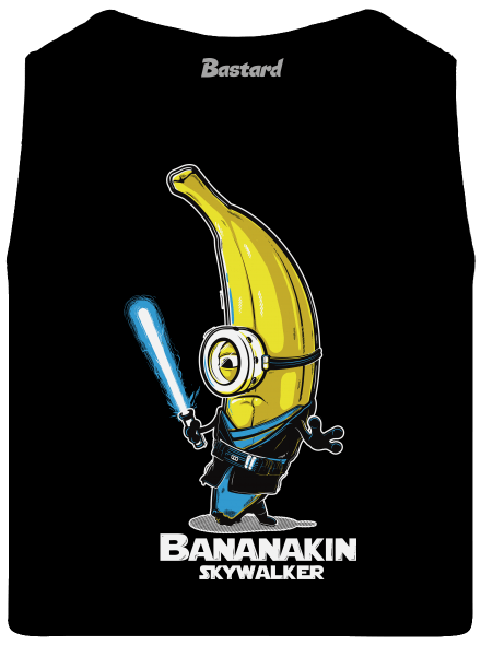 Bananakin Skywalker pánské tílko Black