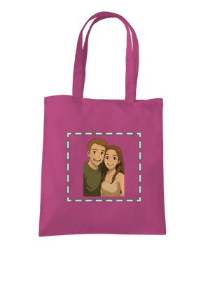 Ghibli efekt z vlastní fotky taška Fuchsia