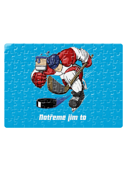 Natřeme jim to - Hokej puzzle White