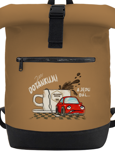 Dotankuju a jedu batoh Caramel