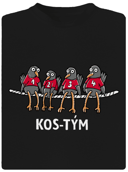 Kos-tým pánské sportovní tričko Black