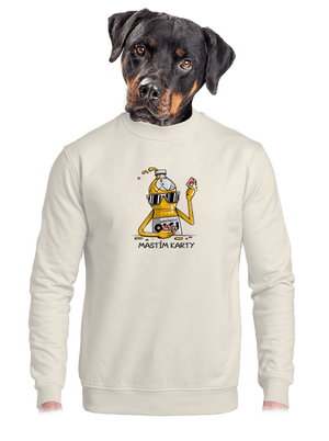 unisex mikina bez kapuce