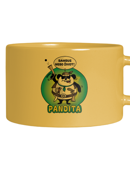 Pandita hrnek makronka Yellow Macaron