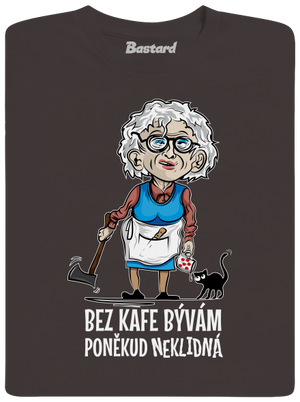 Neklidná bez kafe pánské dlouhý rukáv Bear Brown