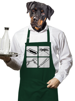 Joint zástěra Bottle Green