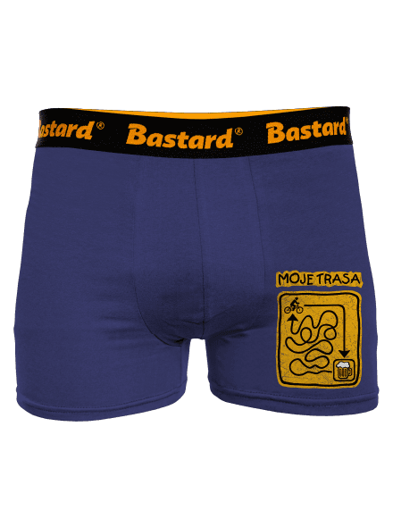 Moje trasa boxerky Blue Navy