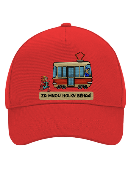 Za mnou holky běhají kšiltovka baseballka Classic Red