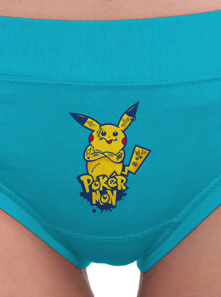 Pokérmon dámské kalhotky Turquoise