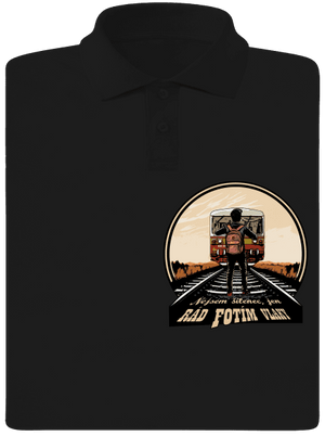 Fotím vlaky pánská polokošile Black