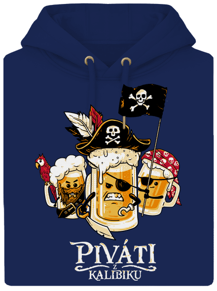 Piváti z Kalibiku unisex mikina premium Navy