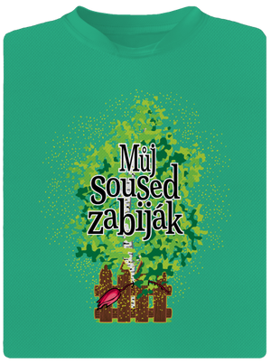 Můj soused zabiják pánské sportovní tričko Mint Mal