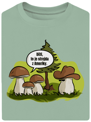 Strejda z Ameriky unisex tričko oversized Sage