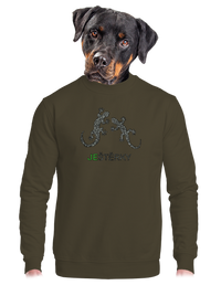 unisex mikina bez kapuce