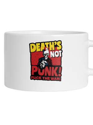 Death's not punk hrnek makronka White