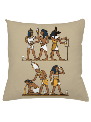 Egyptská párty polštář Beige
