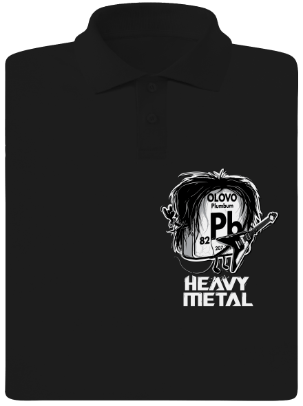 Heavy Metal pánská polokošile Black