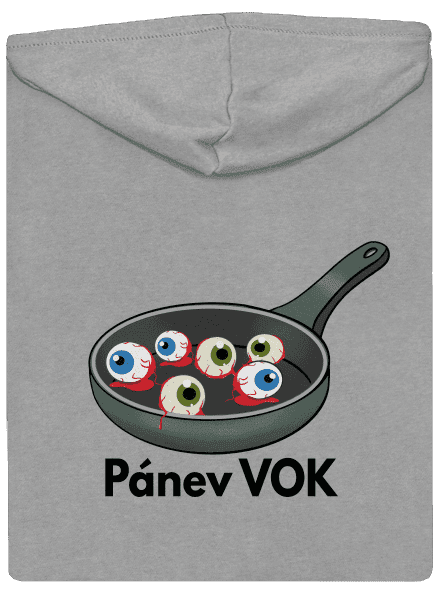 Pánev vok pánská mikina na zip Light Melange