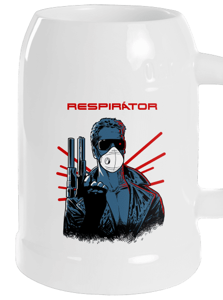 Respirátor půllitr White